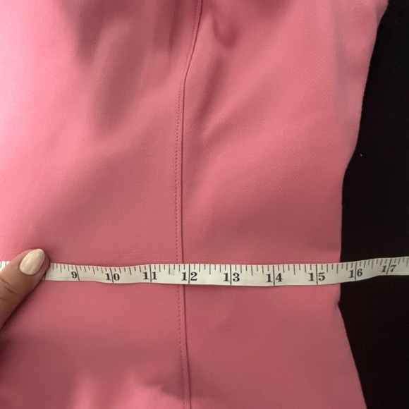 White House Black Market Flounce coral dress size 10 NWT’s - Picture 10 of 13